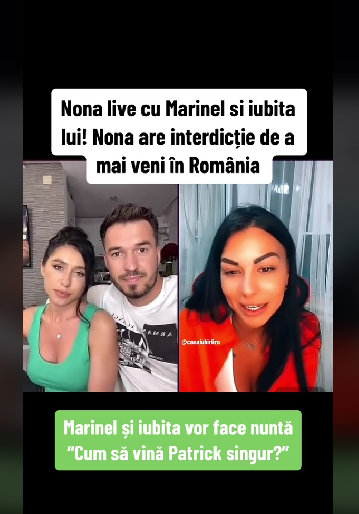 Ce spune Nona despre iubita lui Marinel?