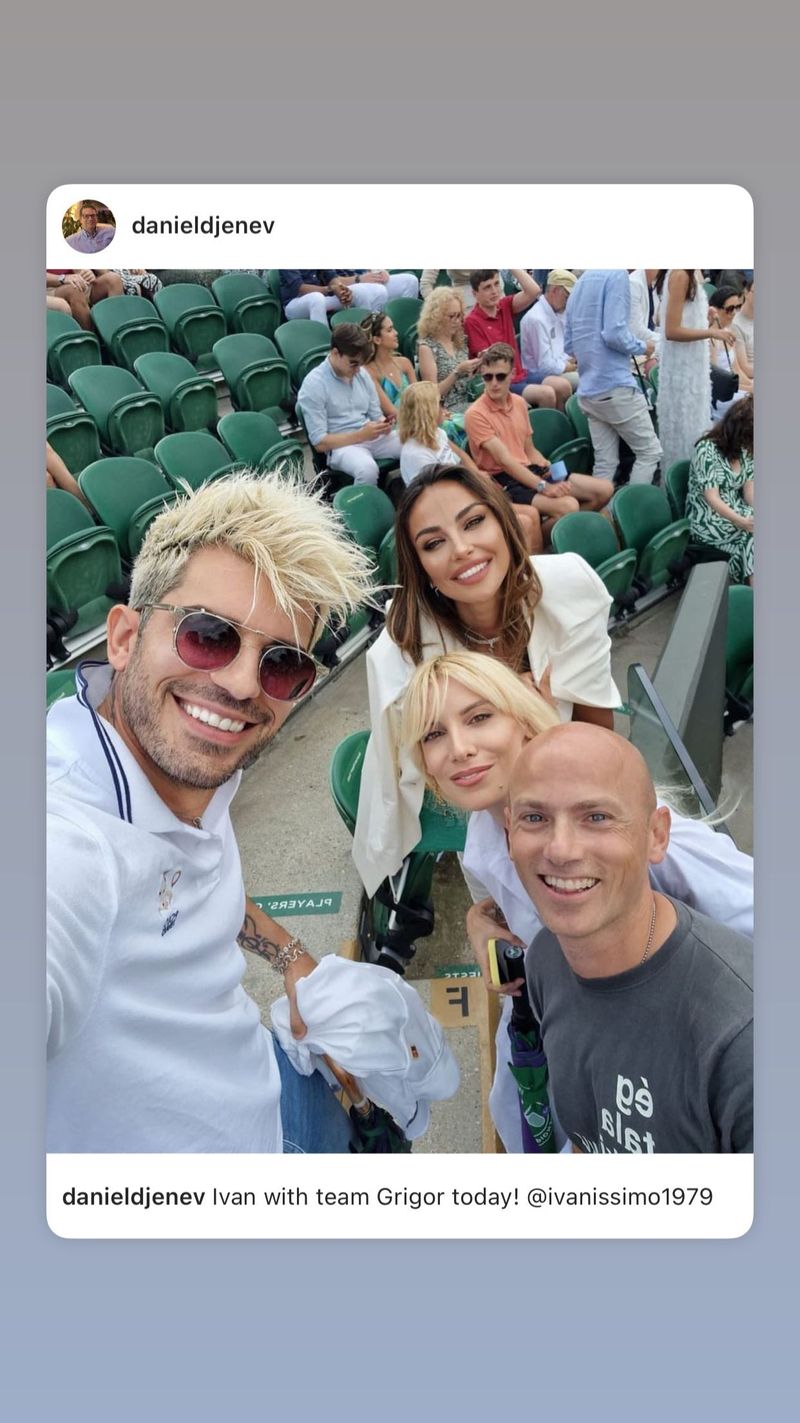Mădălina Ghenea &icirc;l susține pe iubitul ei, Grigor Dimitrov, la Wimbledon
