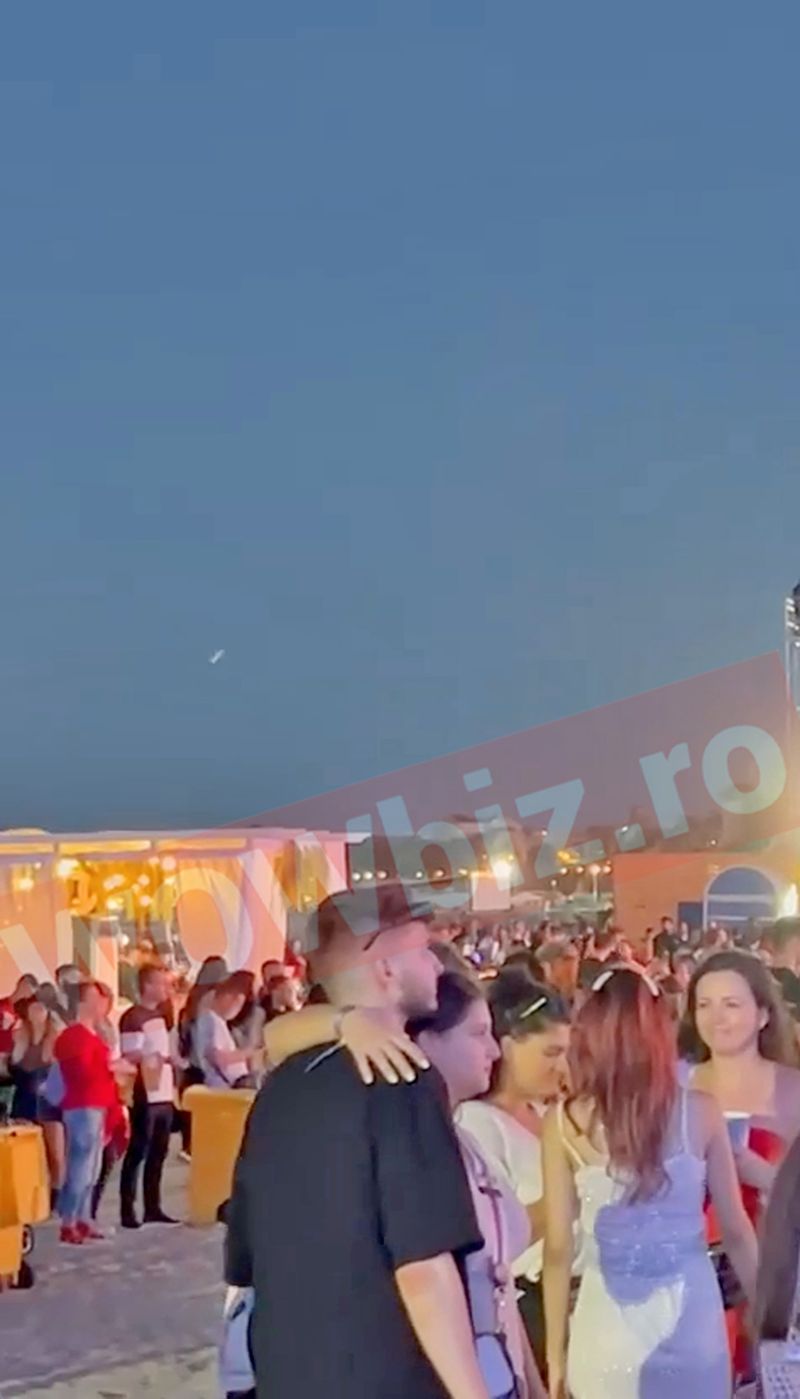 Carmina Vârciu și Iustin Chiroiu, îmbrățișați la festivalul de la Constanța