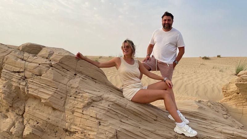 Diana Dumitrescu și soțul ei