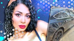 Momente de panică pentru Majda Aboulumosha, după ce a fost implicată într-un accident! Cum a ajuns să arate autoturismul vedetei, în urma incidentului rutier