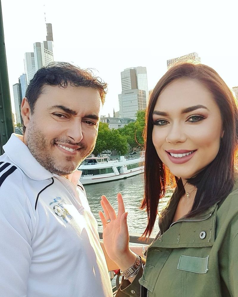 Marian Mexicanu și iubita lui 