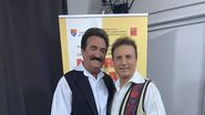 Constantin Enceanu și regretatul său prieten, Petrică Mîțu Stoian