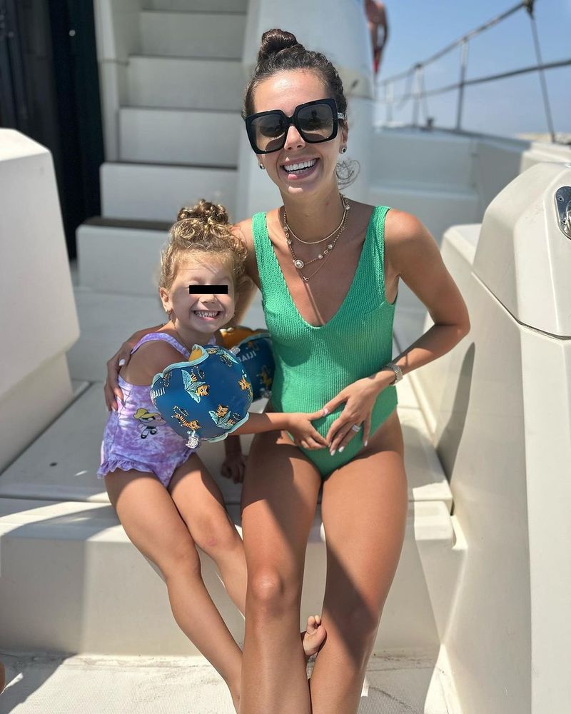 Georgiana Lobonț și fiica sa