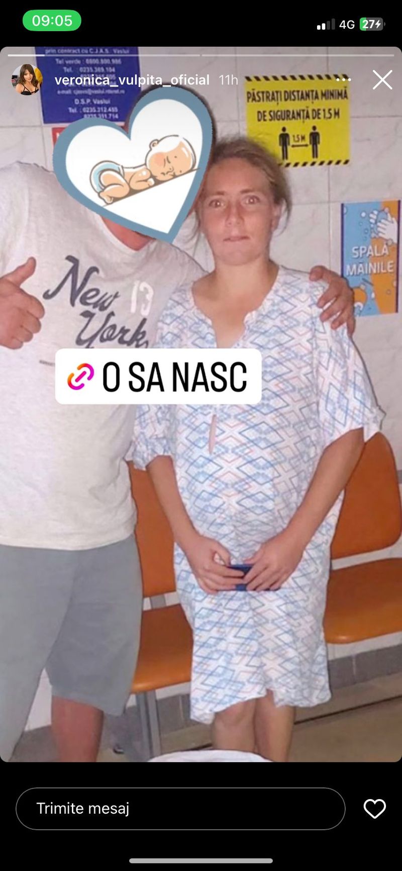 vulpita, copil, sot, nastere