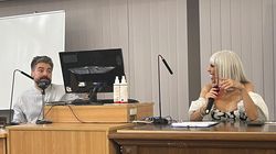 Raluca Bădulescu și Maurice Munteanu, la catedră, în față liceenilor și studenților: “A fost înviorător și emoționant”; “Le doresc să nu renunțe niciodată la dorința de a învăţa”
