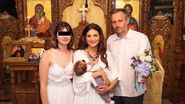 Ioana Ginghină alături de viitorul ei soț, Cristi Pitulice și fiica ei dintr-o căsnicie anterioară, Ruxi