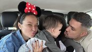 Vlăduța Lupău împreună cu soțul ei, Adi Rus și fiul lor, Iair