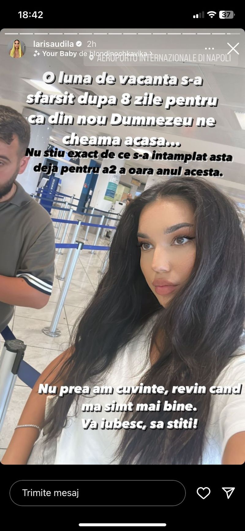 larisa udila, vacanta, probleme, peripetii