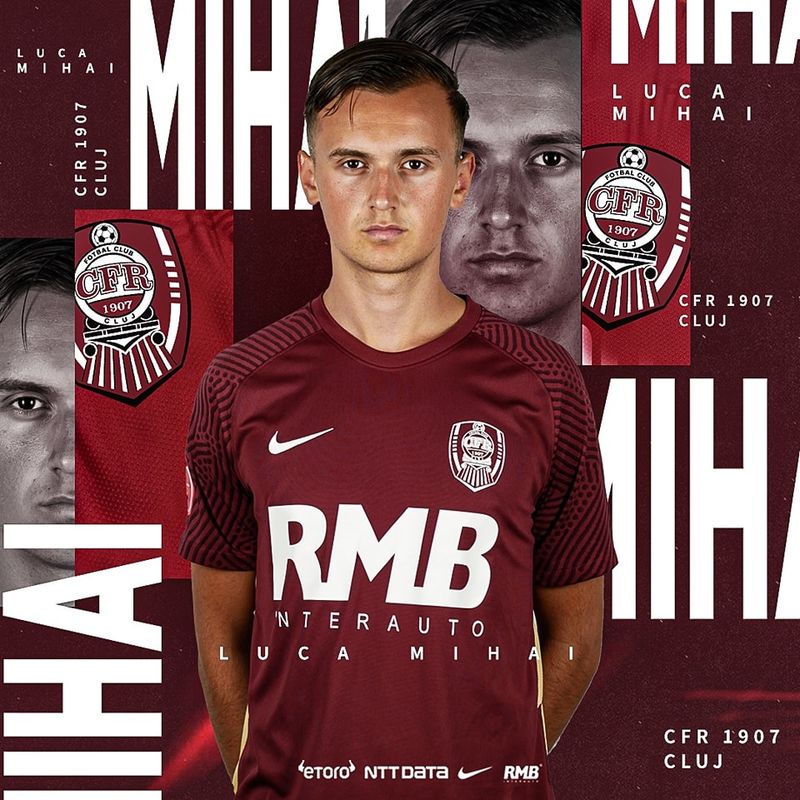 Luca Mihai, noul transfer de la CFR Cluj