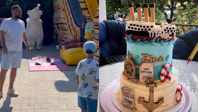 Andrei Neacșu și fiul său 