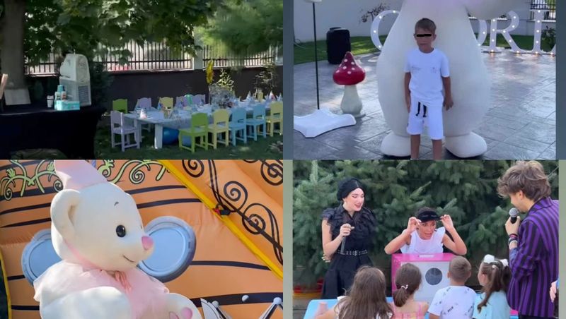 Ilinca Vandici, soțul și fiul lor