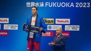 David Popovici, campion mondial en-titre la proba de 100 și 200 metri