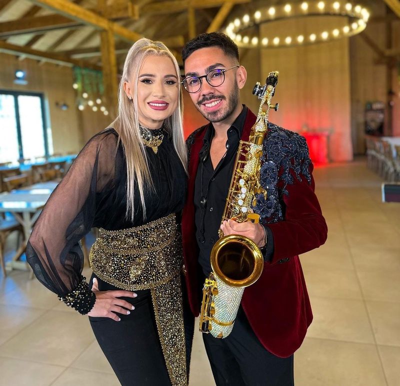 Armin Nicoară și soția lui, Claudia Puican