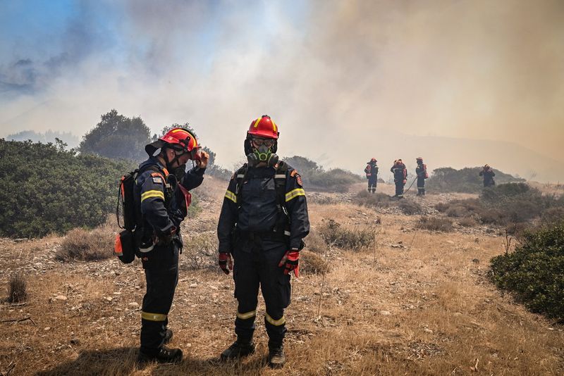 Incendii de vegetație în Grecia