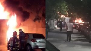 Incendiu București 