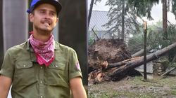 Momente de coșmar pentru Șerban Copoț. A fost prins în mijlocul unei furtuni violente: „A pornit din senin şi nu am primit niciun mesaj RoAlert”