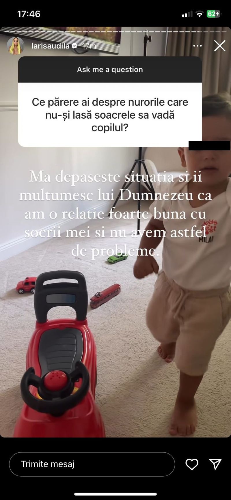 larisa udila, sot, socrii, relatie