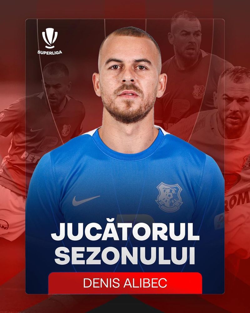 Denis Alibec desemnat jucătorul sezonului trecut &icirc;n Superliga Rom&acirc;niei