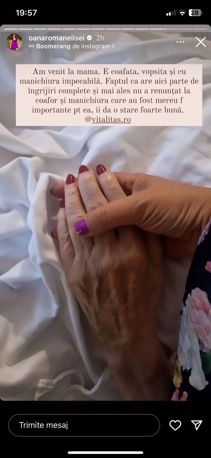 oana roman, mioara roman, spital, declaratii