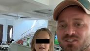Tavi Clonda le-a dăruit flori Gabrielei Cristea și celor două fiice ale lor