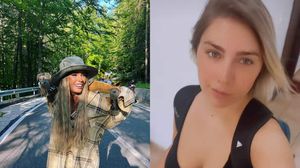 Jo s-a fotografiat naturală, fără pic de machiaj.  jo