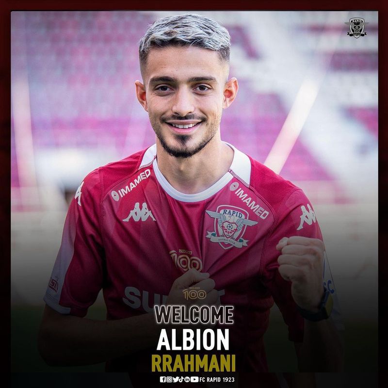 Conducerea din Giulești a reușit să îl aducă la club pe Albion Rrahmani (22 de ani), kosovarul care visează să ajungă golgheterul Europei.