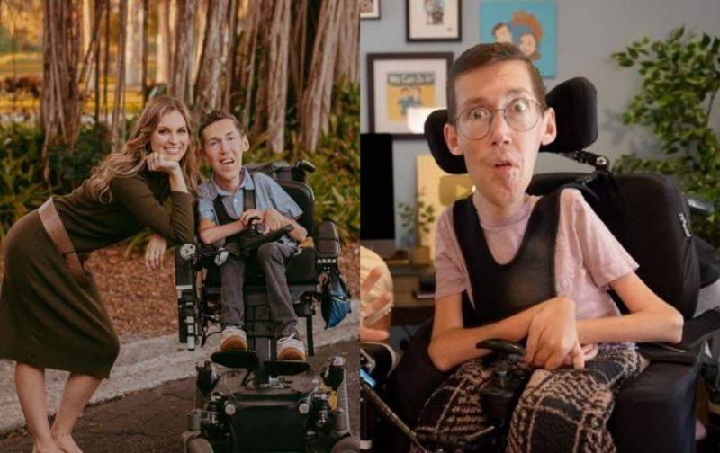 Shane Burcaw și Hannah Aylward 