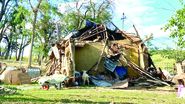 Doi bătrâni au rămas fără un acoperiș deasupra capului