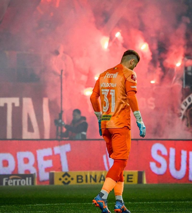 Horațiu Moldovan, goalkeeper-ul formației FC Rapid