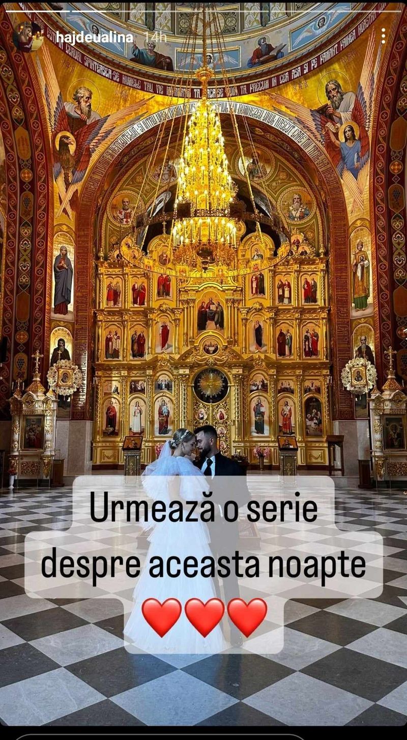 Alina și Valentin și-au unit destinele în fața lui Dumnezeu