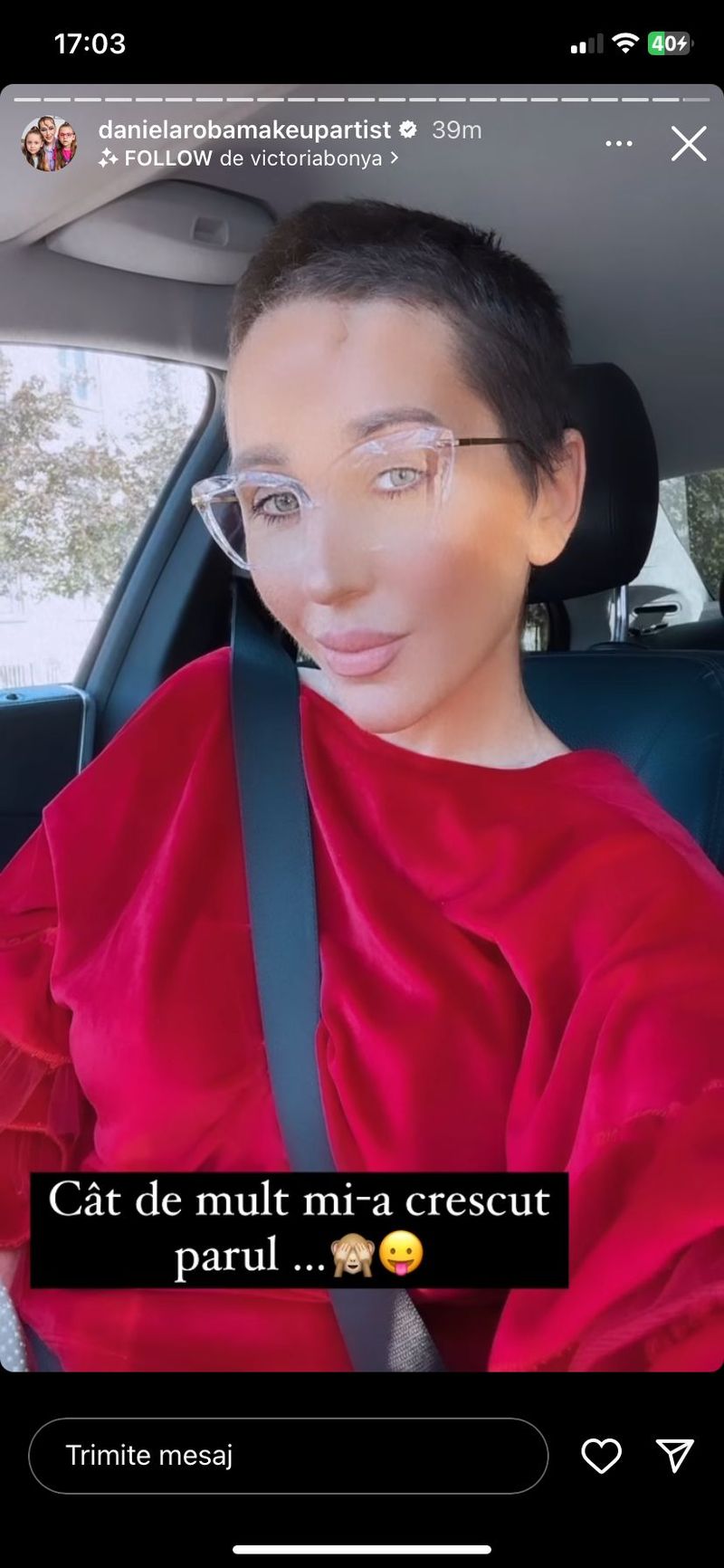 dana roba, recuperare, aspect fizic, frumoasa