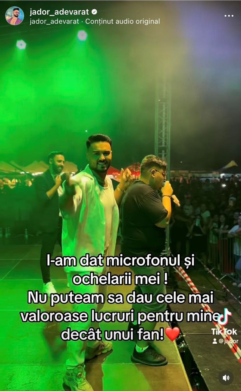 Jador, gest emoționant față de unul dintre fanii săi