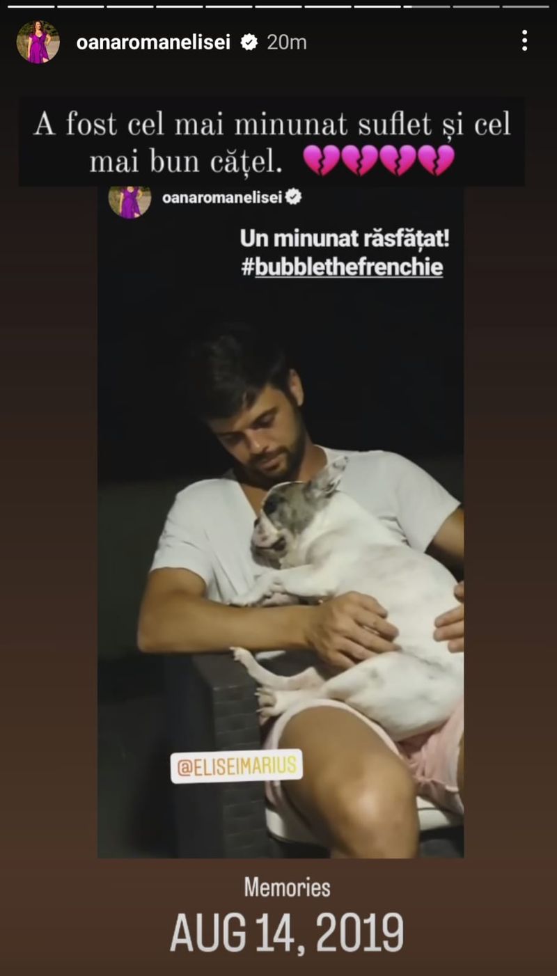 Oana Roman trece printr-o perioadă dificilă