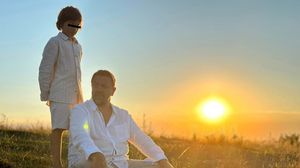 Horia Brenciu și fiul său