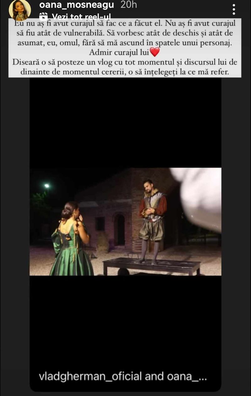 Oana Moșneagu, mesaj neașteptat la trei zile după ce a fost cerută de soție de Vlad Gherman Vlad Gherman, Oana Moșneagu