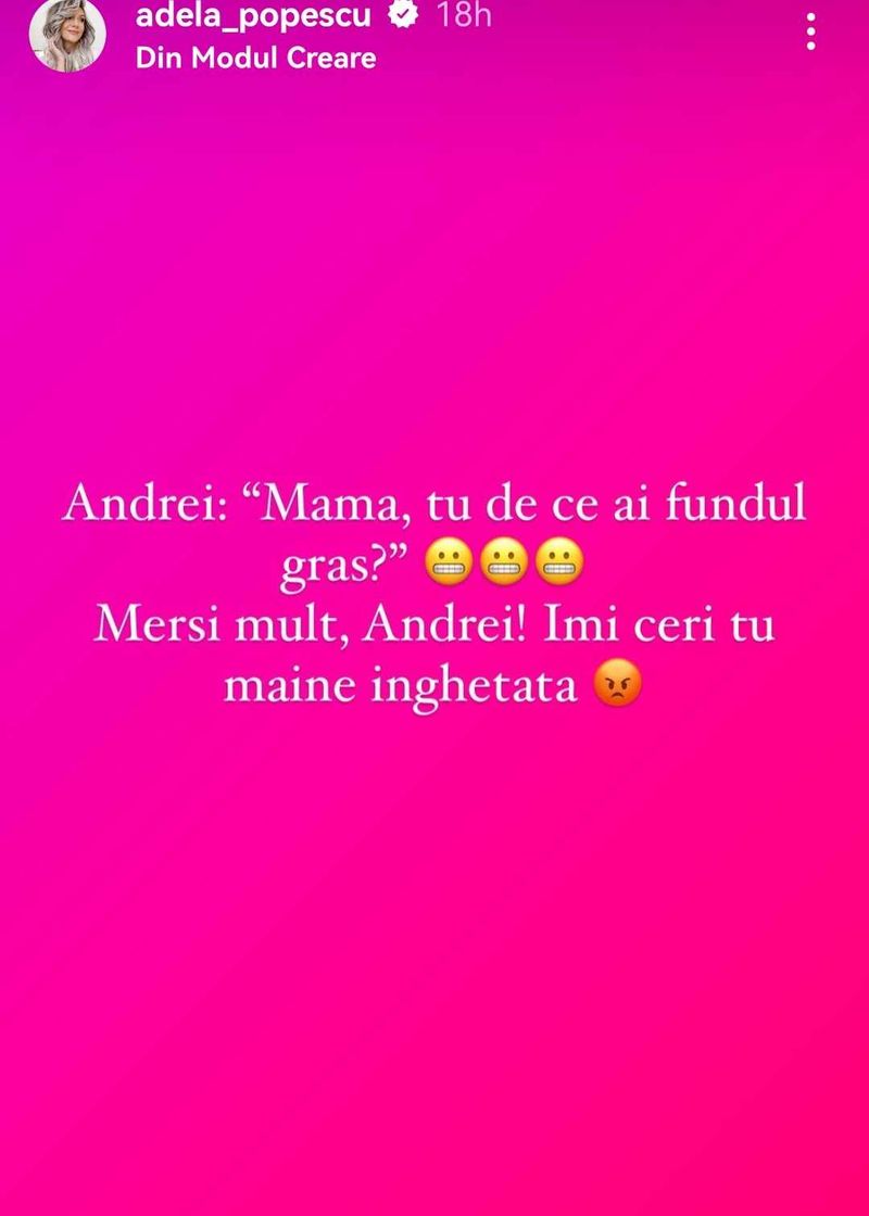 Adela Popescu și fiul ei