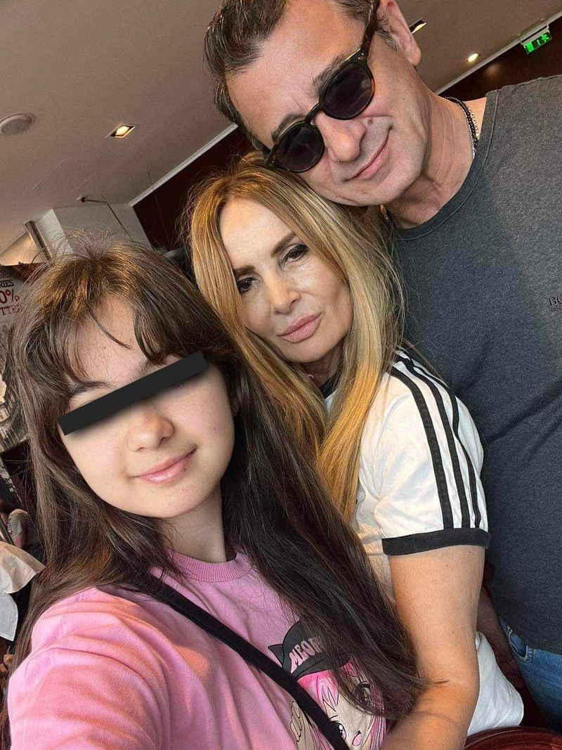 Daniela Gyorfi împreună cu George Tal și fiica lor  daniela gyorfi, george tal, daniela gyorfi copil, daniela gyorfi familie