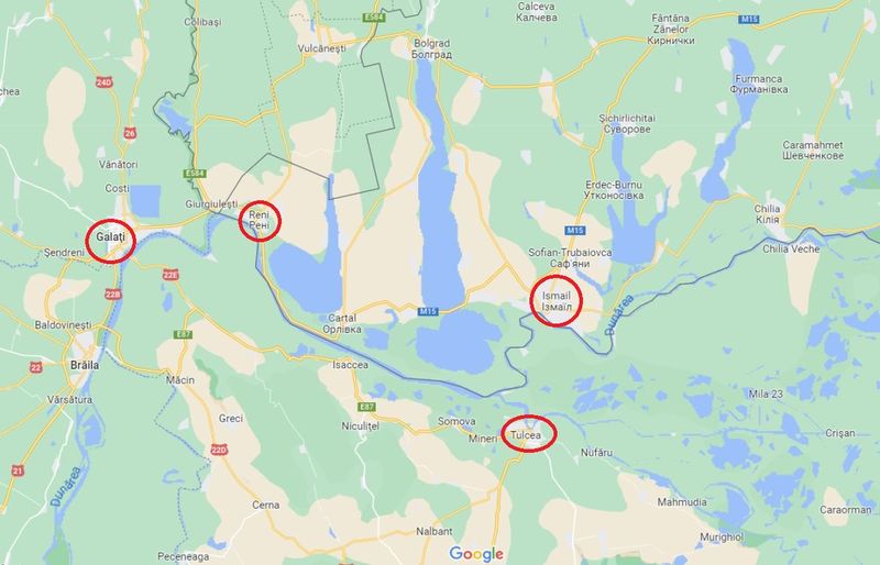 cele doupa porturi de la dunsare atacate de rusia