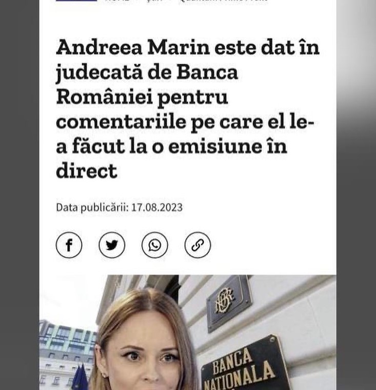 Andreea Marin, victima unei înșelătorii pe internet