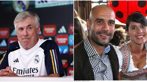 Carlo Ancelotti, Pep Guardiola  Carlo Ancelotti, Pep Guardiola