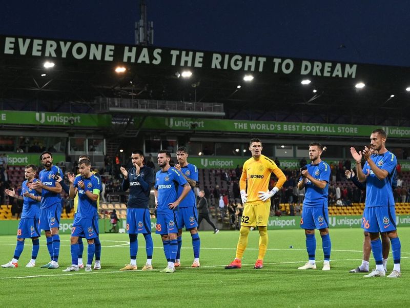 FCSB a părăsit competiția UEFA Europa Conference League după ce nu au reușit să se impună &icirc;n &bdquo;dubla&rdquo; &icirc;mpotriva celor de la Nordsjaelland.