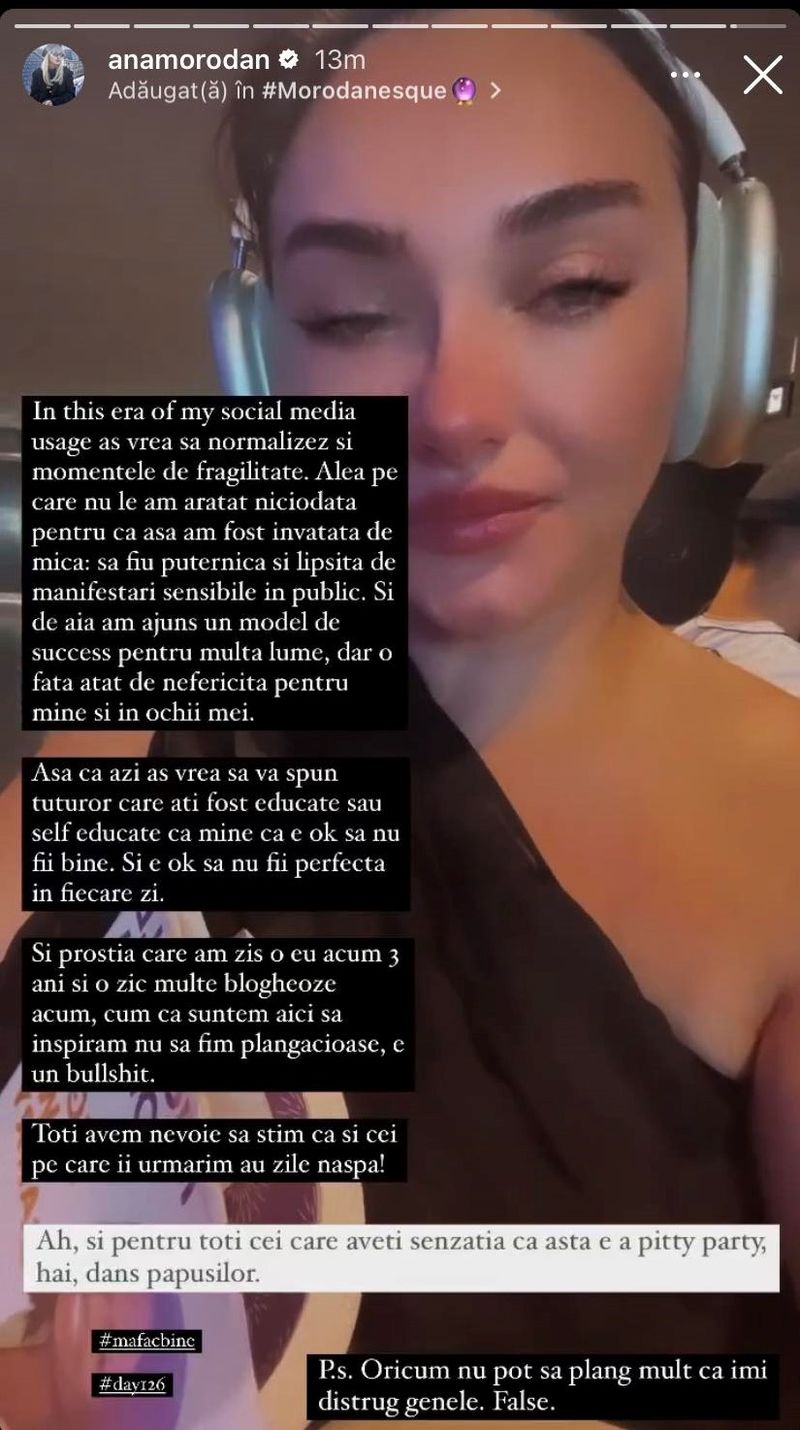 Ana Morodan le-a dat câteva sfaturi urmăritorilor ei din mediul online