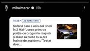 Mihai Morar, reacție acidă în legătură cu accidentul de la 2 Mai