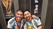 Rodrigo de Paul și Lionel Messi după ce au câștigat alături de Argentina Cupa Mondială din 2022