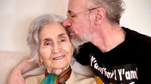 Mihai Albu și mama lui