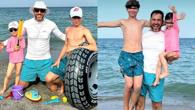 Dinu Maxer și copiii 