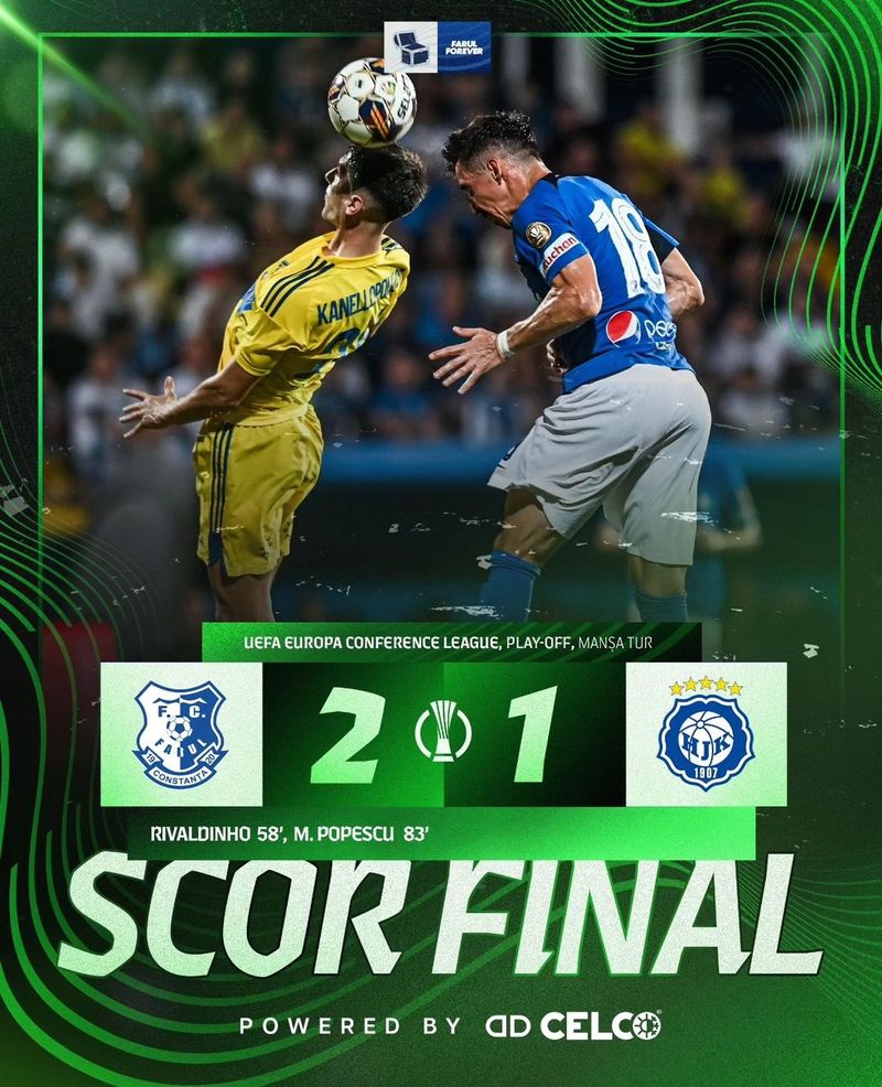 Farul Constanța - HJK Helsinki 2-1 Farul Constanța - HJK Helsinki 2-1