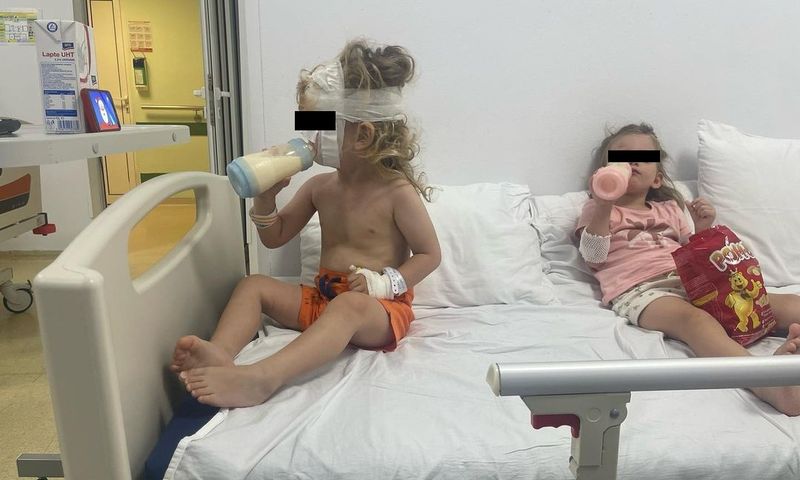 Alina Laufer și copiii ei au fost externați din spital