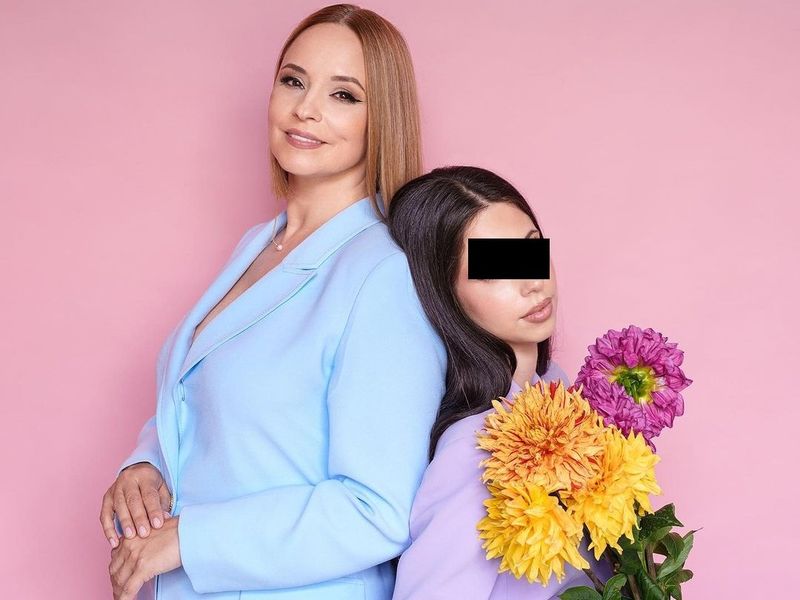 Andreea Marin și fiica ei, Violeta